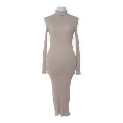Robe à col roulé (Beige) de Anna Nooshin x NA-KD Coton, Élasthane