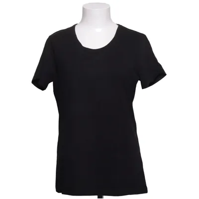 T-shirt (Noir) de VISUAL Coton, Élasthane