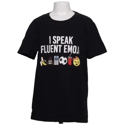 T-shirt (Black) from Emoji Cotton