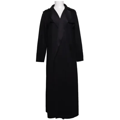 Trench-coat (Noir) de Gulins Élasthane, Viscose