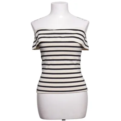 Tubtopp (Vit, Svart) från Zara Polyamid, Viskos