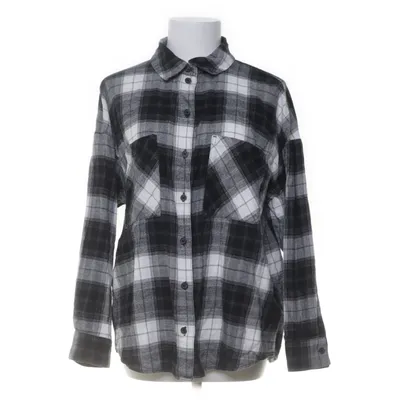 Flanellen overhemd (Grijs, Zwart, Wit) van Divided by H&M Katoen