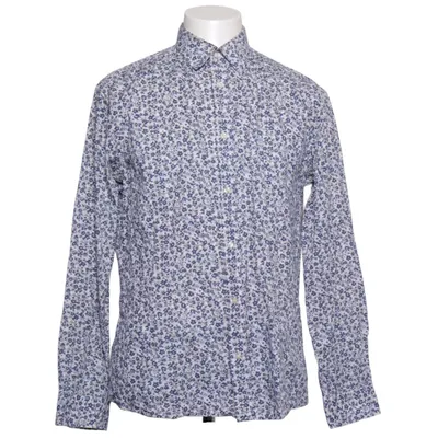 Shirt (Blauw, Wit, Meerkleurig) van Bläck Katoen