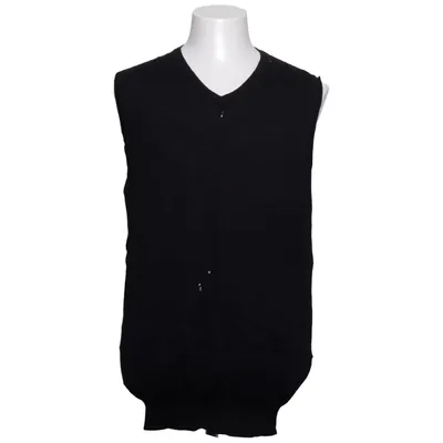 Slipover (Svart) från Dressmann Premium Collection Merinoull