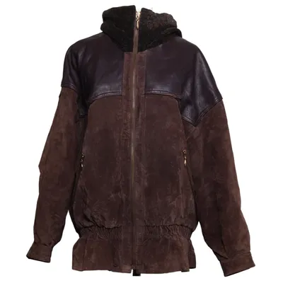 Leren jack (Bruin) van LS Suède