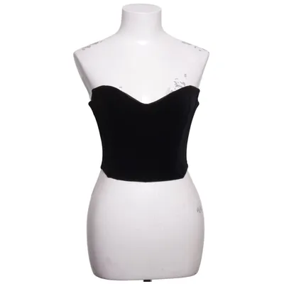 Crop Top (Schwarz) von Bershka Elasthan, Polyester