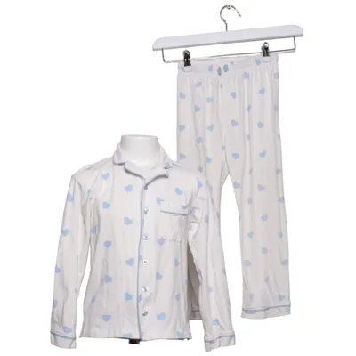 Pyjamas (Vit, Blå) från Åhléns Kids Elastan, Ekologisk bomull