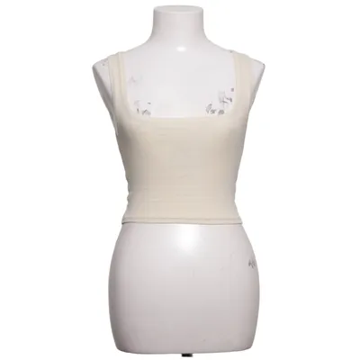 Crop top (Beige) van Skims Katoen, Elastaan