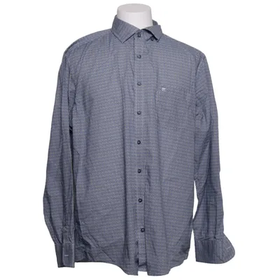 Shirt (Blauw, Geel) van Casa Moda Katoen