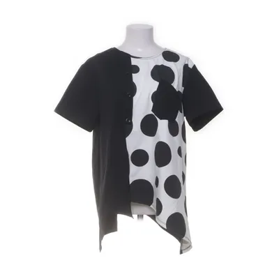 Topp (Svart, Vit) från New Style Bomull, Elastan, Polyamid