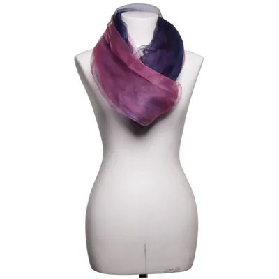Shawl (Blue, Pink, Purple) from Eldys Silk