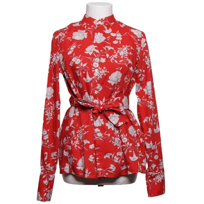 Pussy bow blouse (Red, White) from Lambert