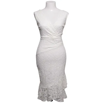 Robe de cocktail (Blanc) de Sistaglam Élasthane, Polyamide, Polyester