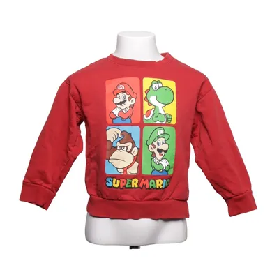 Collegetröja (Röd, Flerfärgad) från Super Mario Bomull