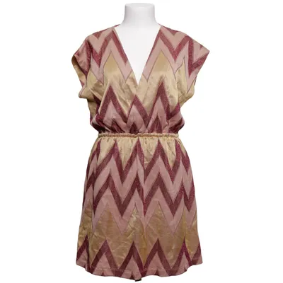 Dress (Pink, Gold, Multicolored) from Missoni Metallic fiber, Polyamide, Polyester