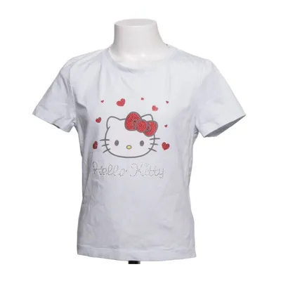 T-shirt (Wit, Rood) van Hello Kitty Katoen, Elastaan