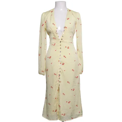 Maxi dress (Yellow, Red) from Adoore Elastane, Polyester