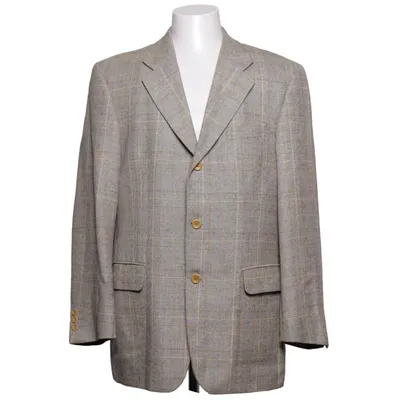 Blazer (Beige, Gray) from Alba Moda Wool