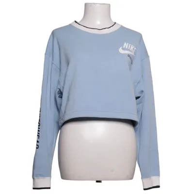Sweatshirt (Blau, Weiß) von Nike Sportswear Baumwolle, Elasthan, Polyester