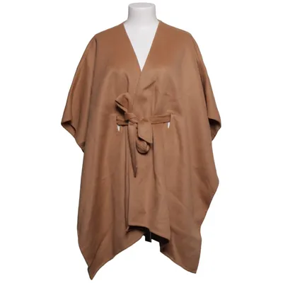 Poncho (Beige) from Kaos Polyester, Viscose, Wool