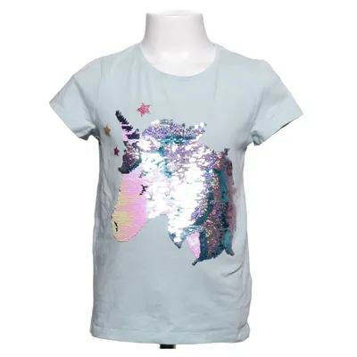 T-shirt (Blå, Flerfärgad) från Lindex Kids Bomull, Elastan