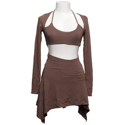 Dress (Brown) from Oh Polly Elastane, Modal