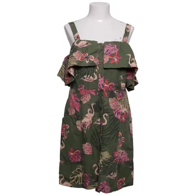 Robe (Vert, Multicolore) de Mango Casual Coton, Lin