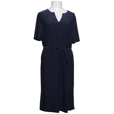 Jurk (Blauw) van Denim & Co Elastaan, Polyester