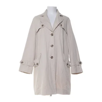 Frakke (Beige) fra Frandsen Bomuld, Polyamid, Polyester