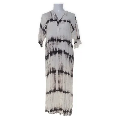 Maxi jurk (Beige, Zwart, Meerkleurig) van Soyaconcept Viscose