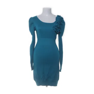 Jurk (Turquoise) van Modern Katoen, Polyester
