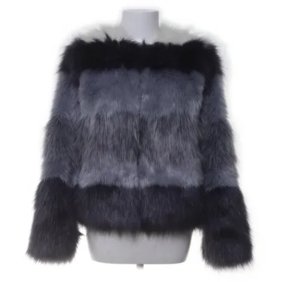 Winterjas (Blauw, Meerkleurig) van Zara Woman Polyester