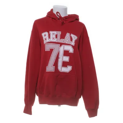 Hoodie (Red, White) from OFC Sports Cotton, Polyester