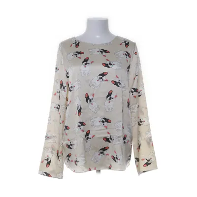 Blouse (Beige, Multicolored) from Herzen´s Angelegenheit Elastane, Silk
