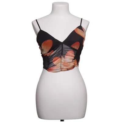 Crop top (Svart, Orange) från TW