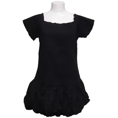 Dress (Black) from H&M Viscose, Cotton