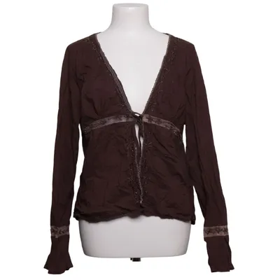 Wrap blouse (Brown) from M&Co Cotton