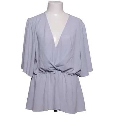 Top péplum (Bleu) de Boohoo Polyester