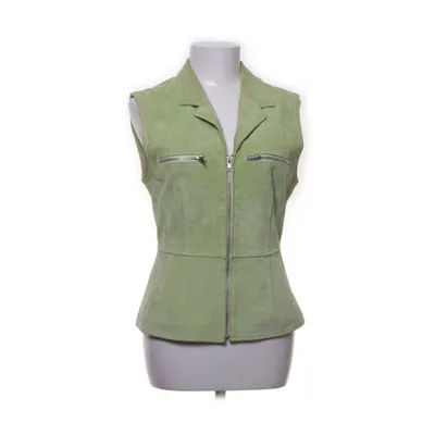 Läderväst (Grön) från Lidkøb Skinn, Polyester