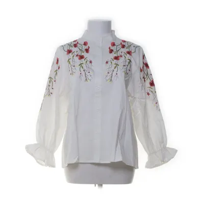 Blus (Vit, Flerfärgad) från Boohoo Bomull, Polyester
