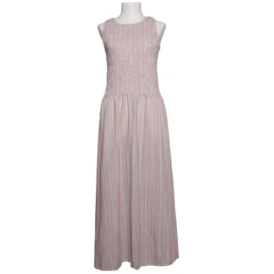 Maxi dress (Beige, Multicolored) from Mulaya Polyester