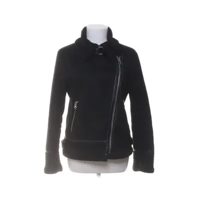 Shearling jacket (Black) from Zara Outerwear