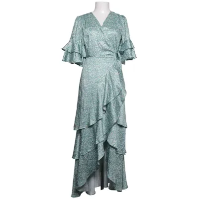 Wickelkleid (Grün, Weiß, Mehrfarbig) von By Malina Recyceltes Polyester, Viskose