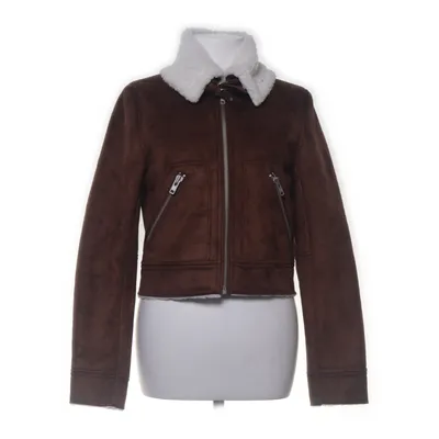 Shearlingjacka (Brun, Vit) från Weekday Polyester
