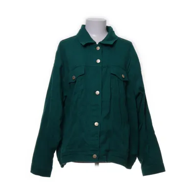 Jeansjacka (Grön) från ONLY Carmakoma Bomull