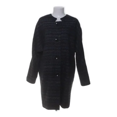 Coat (Black, Multicolored) from R Edition Acrylic, Polyester