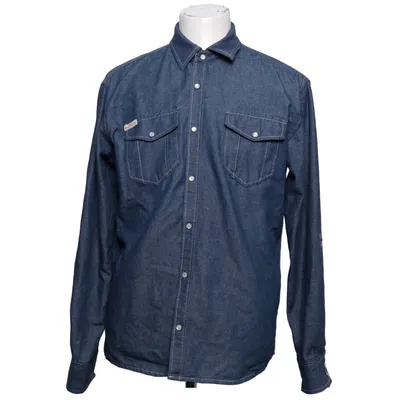 Denim shirt (Blue) from Shine Fashion Cotton