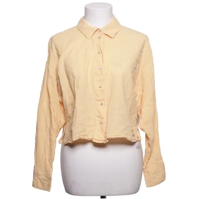 Shirt (Beige) from Gina Tricot Cotton, Linen