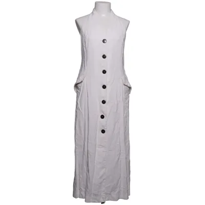 Långklänning (Vit) från Mango Casual Polyester, Viskos