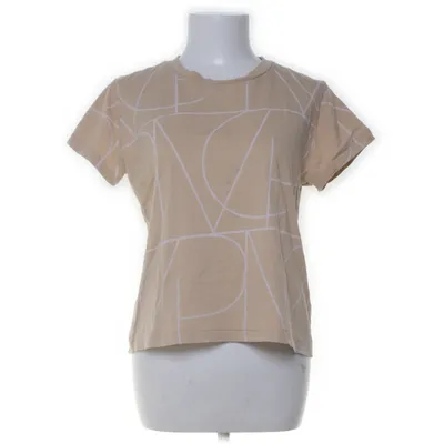 T-shirt (Beige, Flerfärgad) från Visual Clothing Project Ekologisk bomull